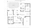 Simplified floor plan illustrating the layout and dimensions of this single-Gathering home at 26177 Madras Ct, Punta Gorda, FL 33983