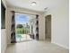 A dining area with tile flooring and sliding doors leading to the pool at 7505 Carissa, Punta Gorda, FL 33955