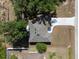 Aerial view of the home highlighting its location and driveway at 8849 Attalla Ave, North Port, FL 34287