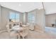 Charming dining area bathed in natural light with views through the window at 14271 Heritage Landing Blvd # 1516, Punta Gorda, FL 33955