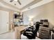 Bright office space with neutral walls, tile floor, and functional desk setup at 14271 Heritage Landing Blvd # 1516, Punta Gorda, FL 33955