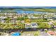 Aerial view of canal homes with boat docks, illustrating waterfront living and boating access at 17368 Skipper Ln, Port Charlotte, FL 33948