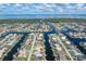 Waterfront community with canal access to a bay, highlighted by the home's location on a boating canal at 2526 Rio Plato Dr, Punta Gorda, FL 33950