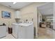Functional laundry area with washer, dryer, storage, and convenient access to the living area at 2526 Rio Plato Dr, Punta Gorda, FL 33950