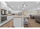 Well-equipped kitchen with stainless steel appliances, a center island, and ample storage at 25308 Rupert Rd, Punta Gorda, FL 33983