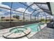 Enjoy a screened in pool and spa, perfect for relaxing or entertaining at 25308 Rupert Rd, Punta Gorda, FL 33983