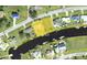 Property line view of the waterfront parcel; ample opportunity to build your dream home here at 27193 And 27197 Voyageur Dr, Punta Gorda, FL 33983