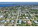 Panoramic aerial shot of the residential area, illustrating the home's prime location and community layout at 329 W Grace St, Punta Gorda, FL 33950