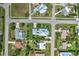 Aerial view of the beautiful home and surrounding neighborhood, highlighting the proximity to local amenities at 329 W Grace St, Punta Gorda, FL 33950