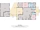 Detailed floor plan showcasing the layout of the home with measurements for each room at 329 W Grace St, Punta Gorda, FL 33950
