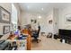 Functional home office with built-in desk, comfortable chair, and plenty of natural light from the window at 329 W Grace St, Punta Gorda, FL 33950