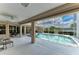 The inviting pool is surrounded by a patio and lush landscaping at 414 Caicos Dr, Punta Gorda, FL 33950