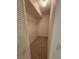 Walk-in closet featuring shelving, neutral carpet, and ample storage space at 4390 Wischamper St, Port Charlotte, FL 33948