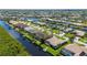 Beautiful homes with palm trees, boat docks, and stunning waterfront views at 695 Macedonia Dr, Punta Gorda, FL 33950