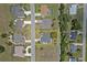 Aerial view shows this home's tidy landscaping, well-maintained exterior and great street presence at 7448 S Blue Sage, Punta Gorda, FL 33955