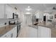 Well-lit kitchen with white cabinets, granite countertops, and stainless steel appliances at 7448 S Blue Sage, Punta Gorda, FL 33955