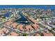 Beautiful aerial view of the homes and canals at 143 Tropicana Dr #1012 with Dock #27 at 143 Tropicana Dr # 1012, Punta Gorda, FL 33950