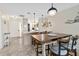 Open layout with dining area leading into the kitchen, perfect for entertaining guests and everyday living at 1500 Park Beach Cir # 2F, Punta Gorda, FL 33950