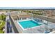 Rooftop pool area showcasing the amenities with city views at 1500 Park Beach Cir # 2F, Punta Gorda, FL 33950