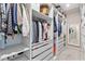 Spacious walk-in closet with custom shelving and storage solutions at 17629 Palmetto Pass Ln, Punta Gorda, FL 33982