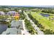 Excellent aerial view of the property with golf course nearby and stunning landscape, ideal for avid golfers at 206 Gondola Park Dr # 206, Venice, FL 34292