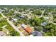 Beautiful aerial view of waterfront homes nestled among lush trees and winding canals in a serene neighborhood at 2626 Auburn Blvd, Port Charlotte, FL 33948