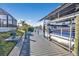 Private dock with boat and lift offers canal access, perfect for waterfront living at 3225 Magnolia Way, Punta Gorda, FL 33950