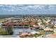 Picturesque aerial view of waterfront homes with boat docks and serene surroundings at 3518 Terin Ct, Punta Gorda, FL 33950