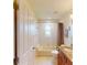 Well-maintained bathroom with a shower-tub combination, granite countertops and tiled floors at 3518 Terin Ct, Punta Gorda, FL 33950