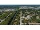 An aerial view showcases the property's location near canals, green spaces, and the city at 359 Salisbury St, Port Charlotte, FL 33954