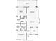Detailed floor plan showcasing the layout, dimensions, and room names within the property at 5641 Mashie Cir, North Port, FL 34287