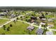 Expansive aerial view of a residential community showcasing homes with pools and well-maintained green spaces at 7148 N Blue Sage, Punta Gorda, FL 33955
