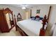 Bedroom with furniture, a ceiling fan, and neutral wall-to-wall carpeting at 7148 N Blue Sage, Punta Gorda, FL 33955