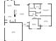 Detailed floor plan showcasing the layout of the home, including the kitchen and bedrooms at 10289 60Th N Cir, Pinellas Park, FL 33782