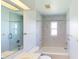 Bathroom featuring a tub, shower and sink with vanity at 1351 Washington Dr, Englewood, FL 34224
