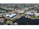 Waterfront property with boat dock, pool, and backyard at 190 Casa Ln, Punta Gorda, FL 33950