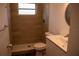 Modern bathroom featuring tiled walk-in shower and updated vanity at 2271 Alton Rd, Port Charlotte, FL 33952