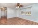 Bright living room with hardwood floors and natural light at 2420 Linton Ln, Port Charlotte, FL 33952