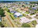 Beautiful aerial view of homes, showcasing backyard pools and manicured lawns in a desirable residential area at 25379 Paladin Ln, Punta Gorda, FL 33983