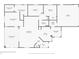 Detailed floorplan featuring bedrooms, bathrooms, living areas, and garage at 26111 Feathersound Dr, Punta Gorda, FL 33955