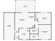 Detailed floor plan showcasing the layout of the home, including the kitchen, bedrooms, living spaces, and lanai at 4044 S Salford Blvd, North Port, FL 34287