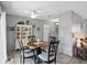Dining area with a charming china cabinet at 4358 Pates St, Port Charlotte, FL 33948