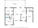 Detailed floor plan of the home, displaying the layout of bedrooms, living areas, and utility spaces at 4358 Pates St, Port Charlotte, FL 33948