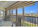 Canal view from an enclosed lanai, perfect for enjoying the outdoors at 601 Shreve St # 21C, Punta Gorda, FL 33950
