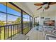 Relaxing screened in lanai offering water views at 601 Shreve St # 53C, Punta Gorda, FL 33950