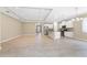 Spacious open-concept area showcases modern kitchen features and a living room at 11666 Parrotfish St, Venice, FL 34292