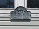 Close up of a sign noting the Chandler House built circa 1946 at 1250 Lemon St, Punta Gorda, FL 33950