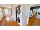 Conveniently located laundry area with stacked washer and dryer at 1250 Lemon St, Punta Gorda, FL 33950