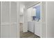 Convenient laundry room with a washer, dryer and plenty of room for storage at 19468 Edgewater Dr, Port Charlotte, FL 33948