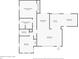 Detailed floorplan illustrating the layout of the home, including dimensions of rooms and spaces at 2166 Beacon Dr, Port Charlotte, FL 33952